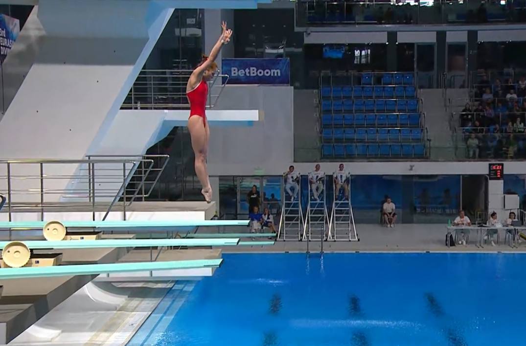 Саратовская спортсменка Александра Бибикина завоевала бронзу Кубка Евразийских стран по прыжкам в воду