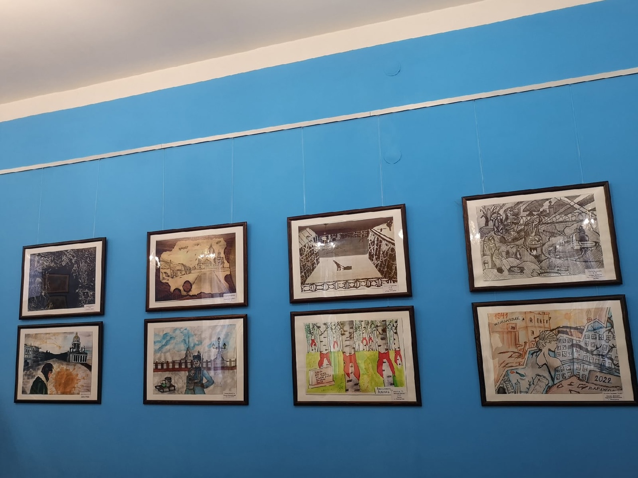 Выставка блокада Ленинграда в Пушкинке