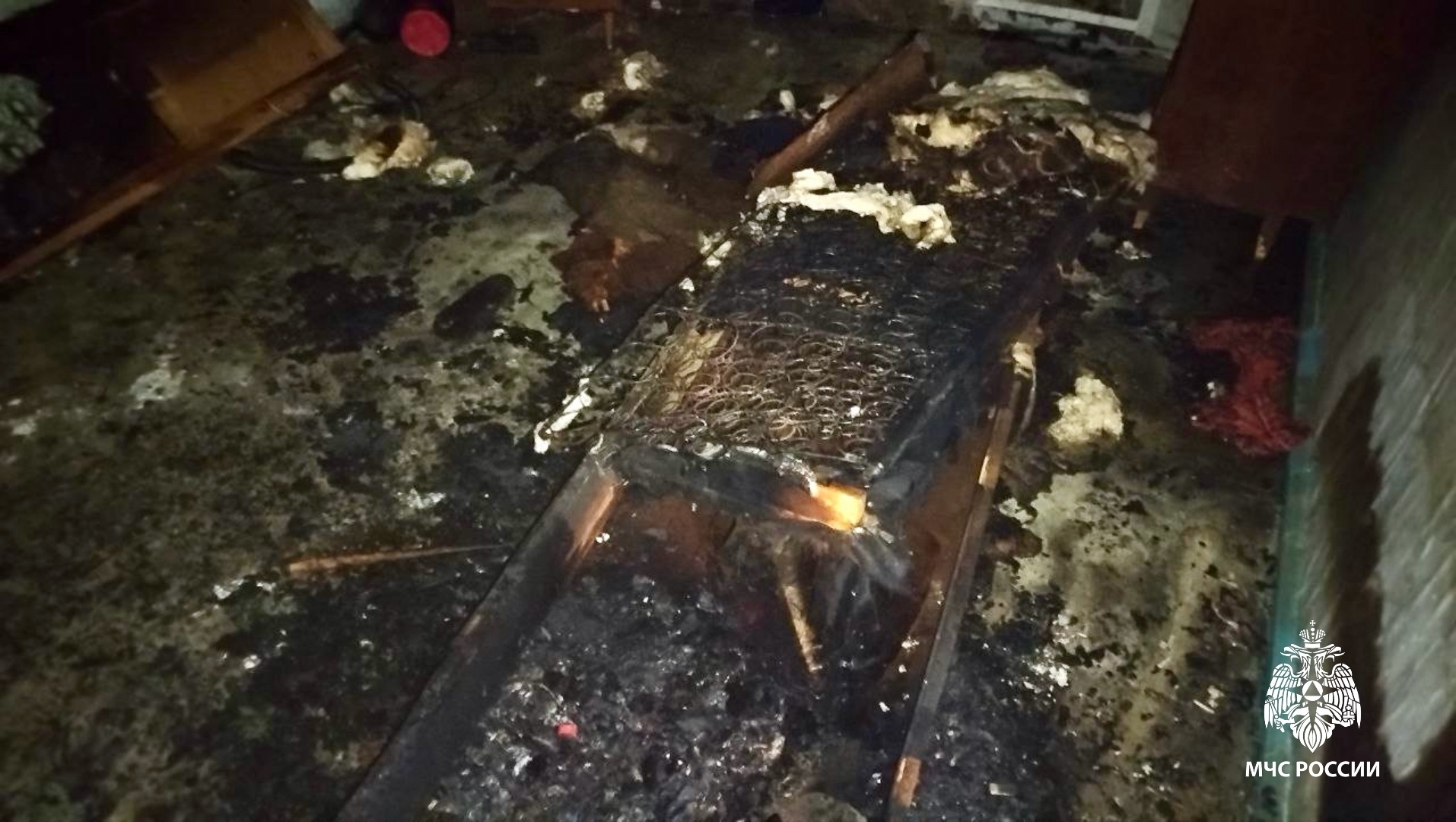 Саратовец сгорел в квартире из-за сигареты