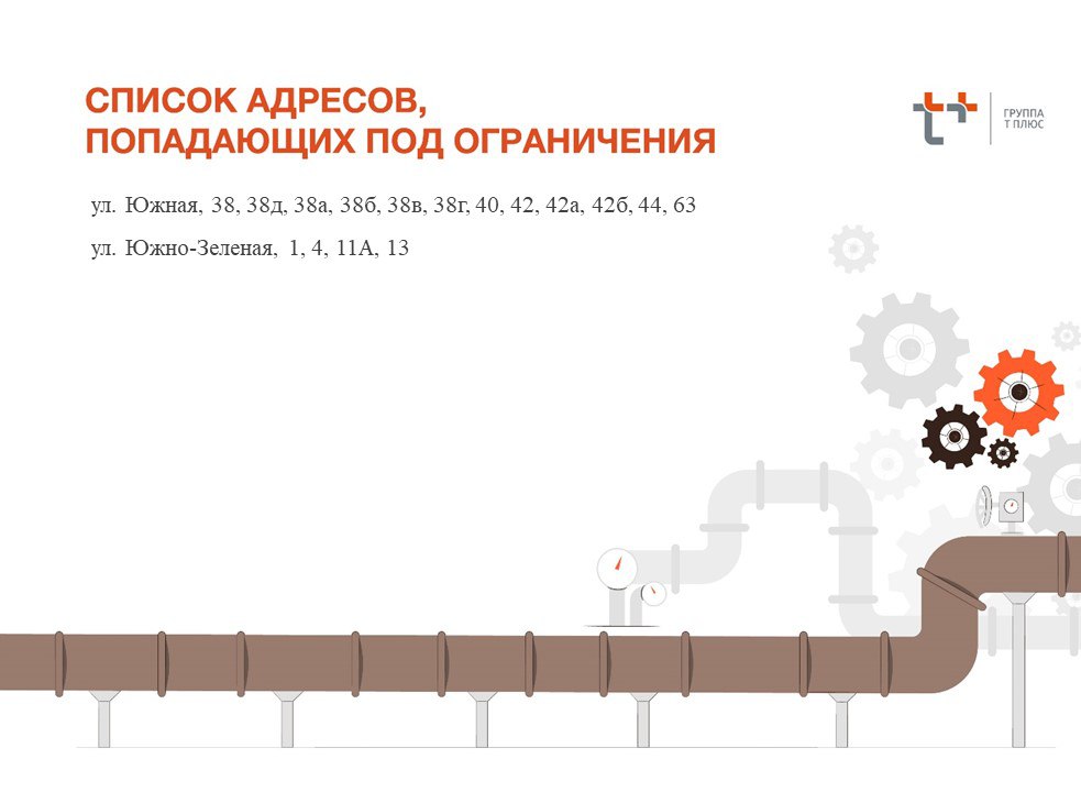 отключение воды 10.12