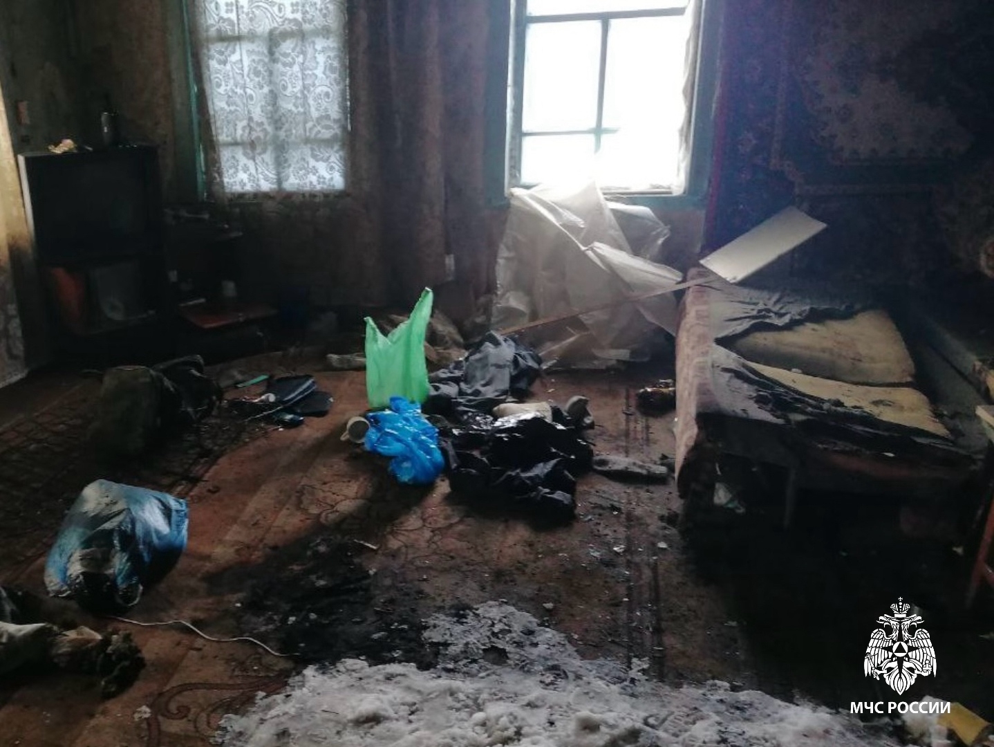 Одинокий саратовец заживо сгорел из-за непотушенной сигареты