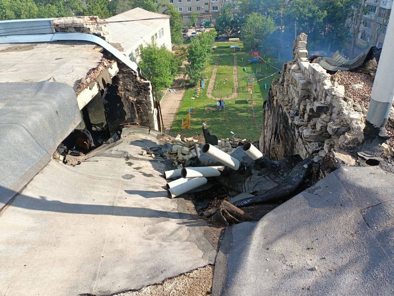 Взрыв газа в Ершове 07 07 2025