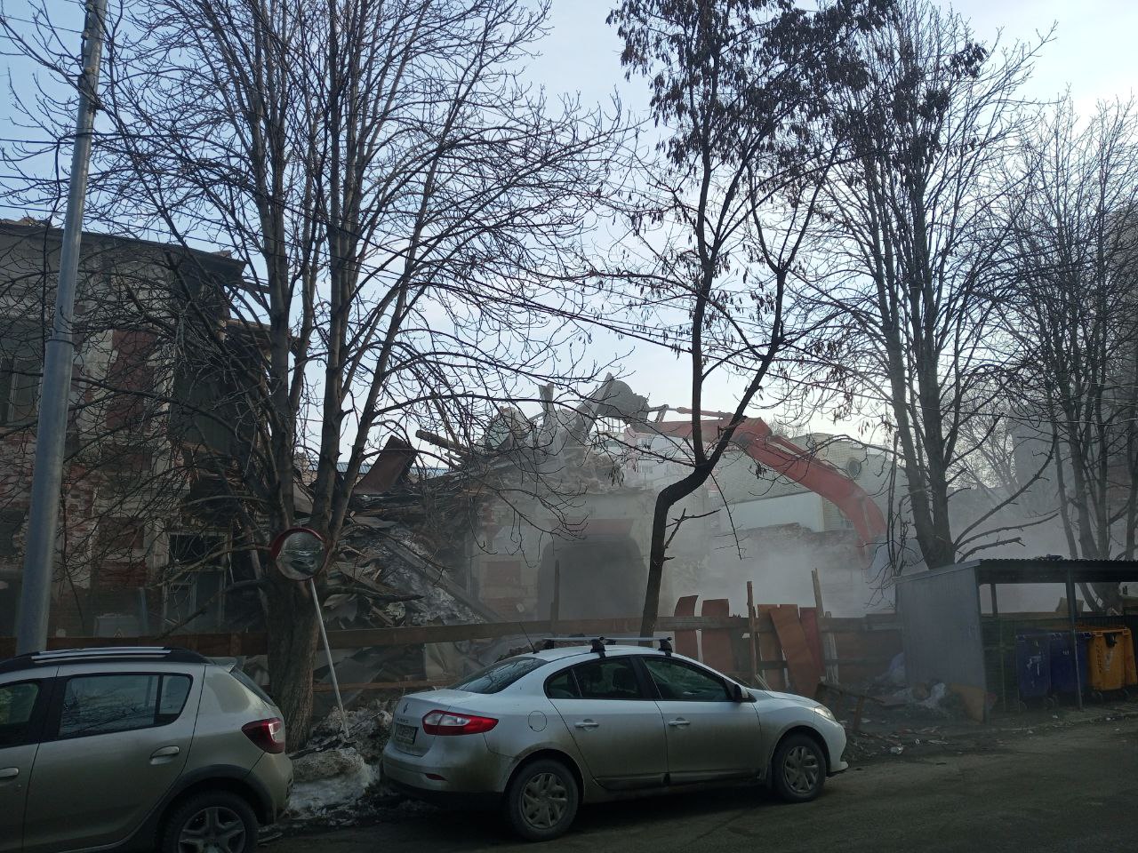 Сносят дом №20 на Пушкина