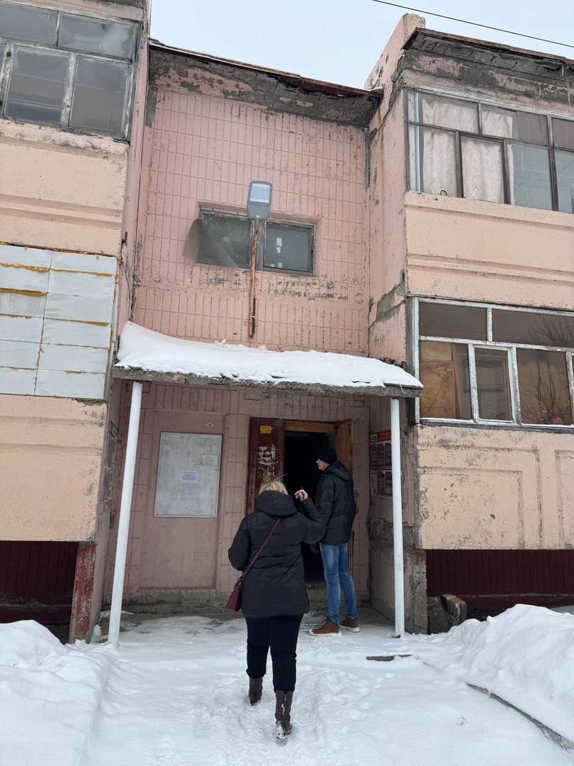 Дома обледенели 1