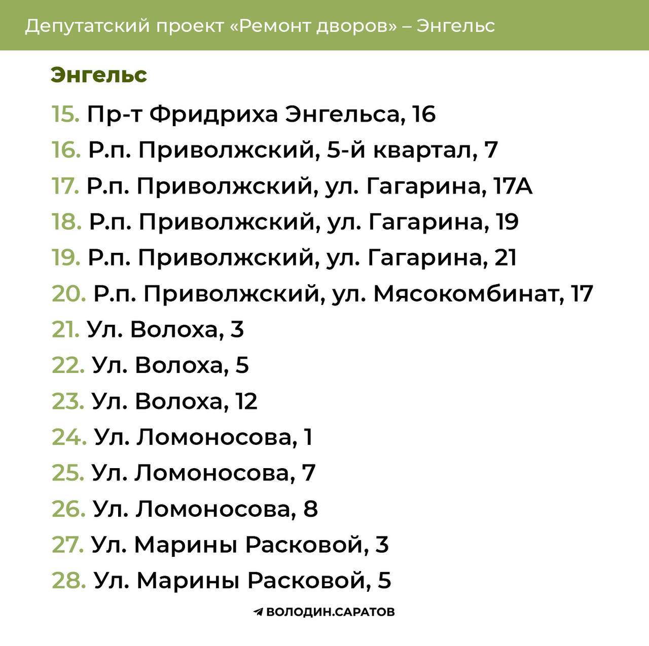 Дворы Энгельса 2