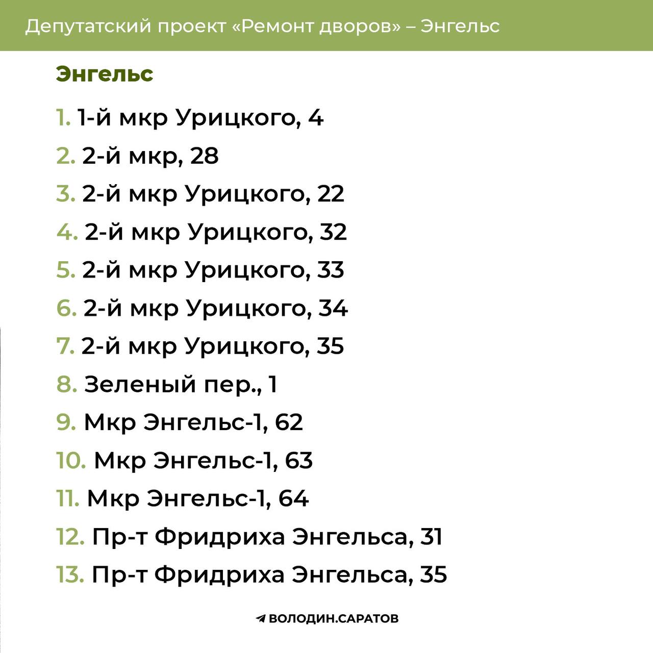 Энгельс дворы