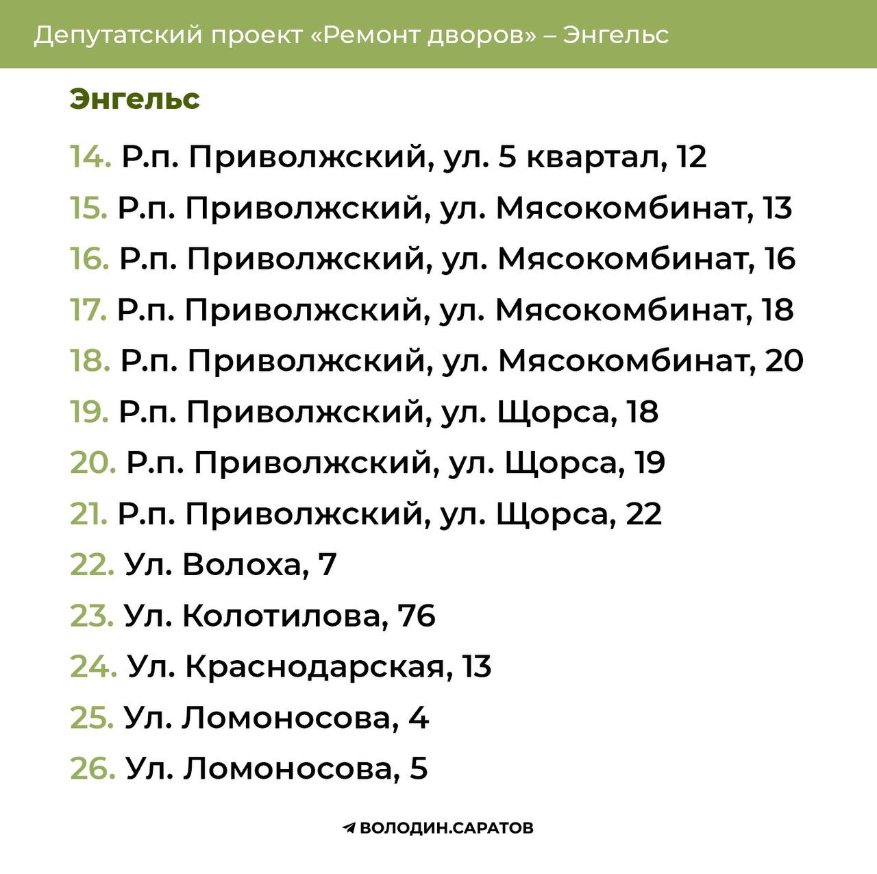 Энгельс дворы