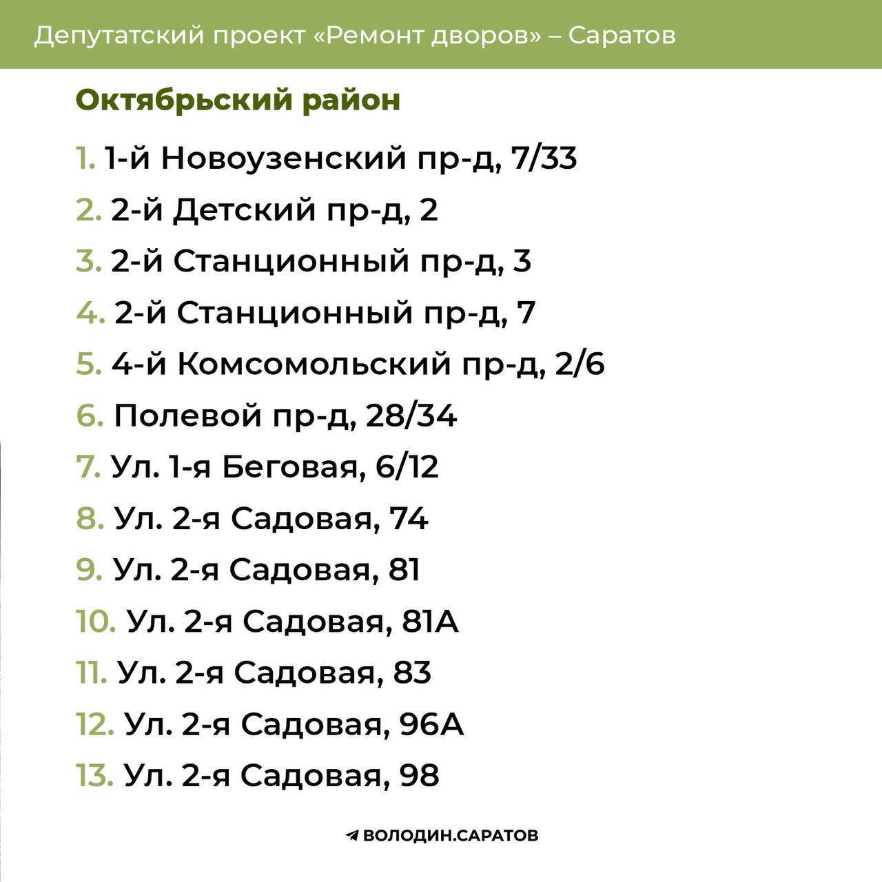 Адреса Окт района