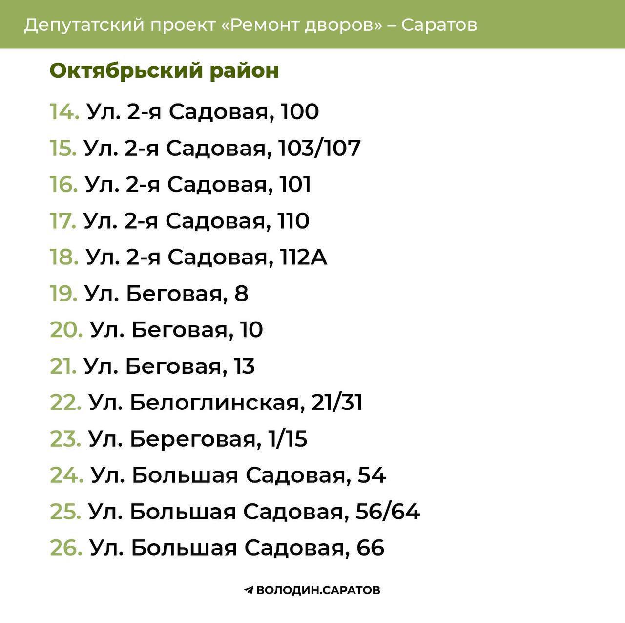 Адреса Окт района