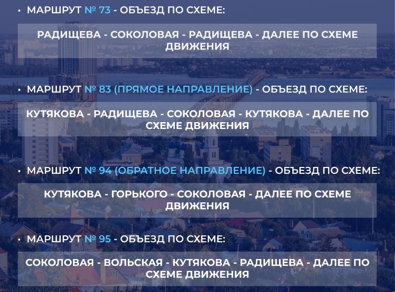 Схемы движения на Пасху