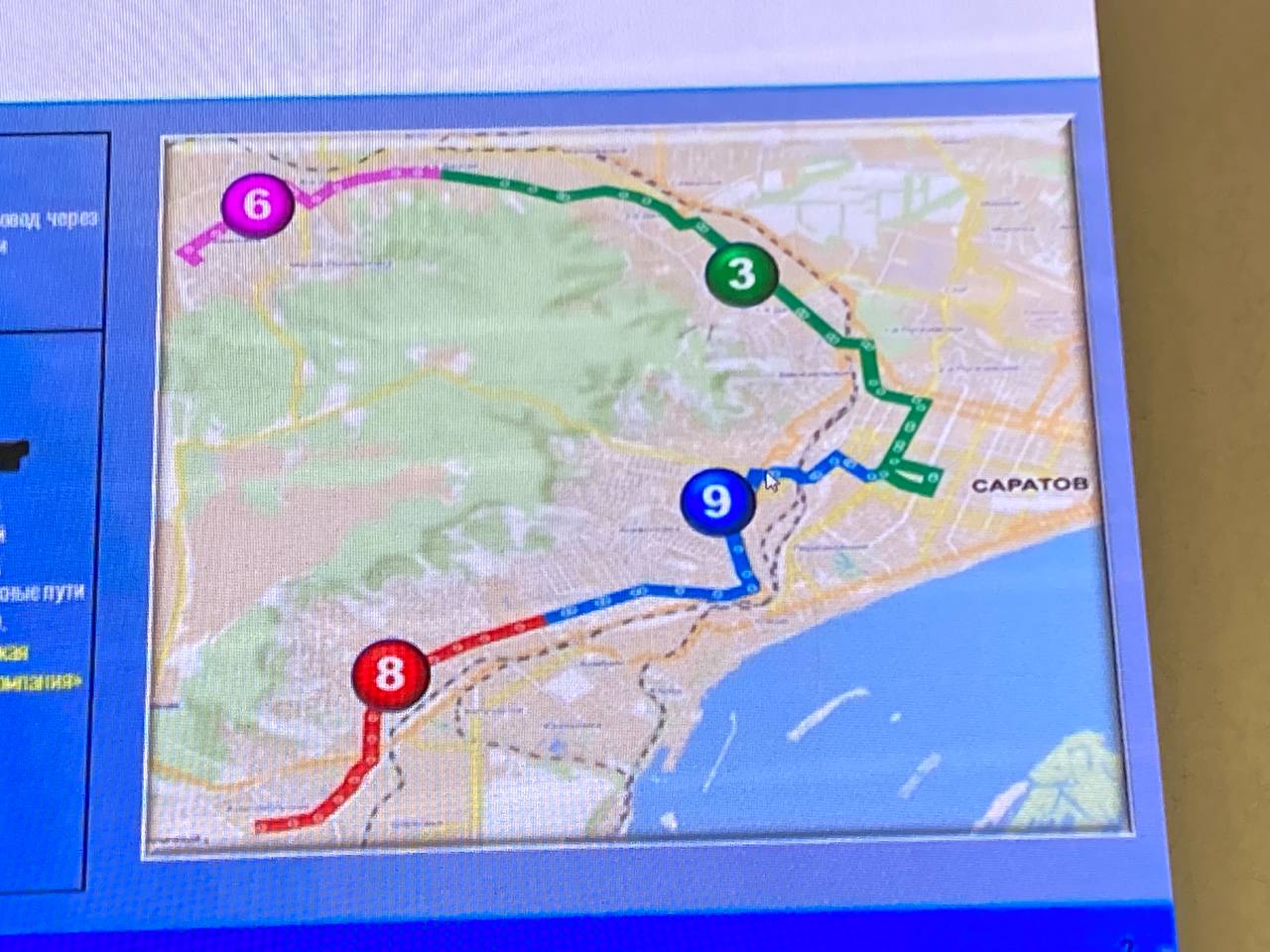 Маршрут скоростного трамвая