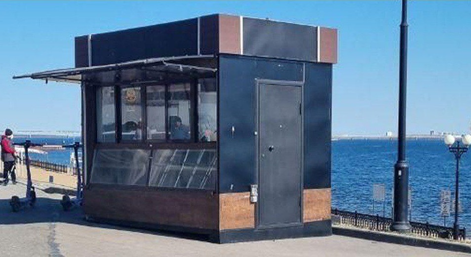 На новой набережной в Саратове снесли незаконный ларек