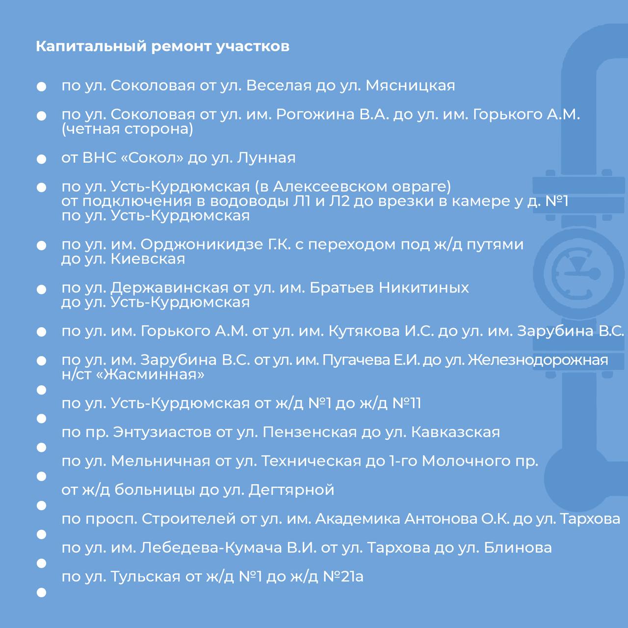 Реконструкция Водоканала 2