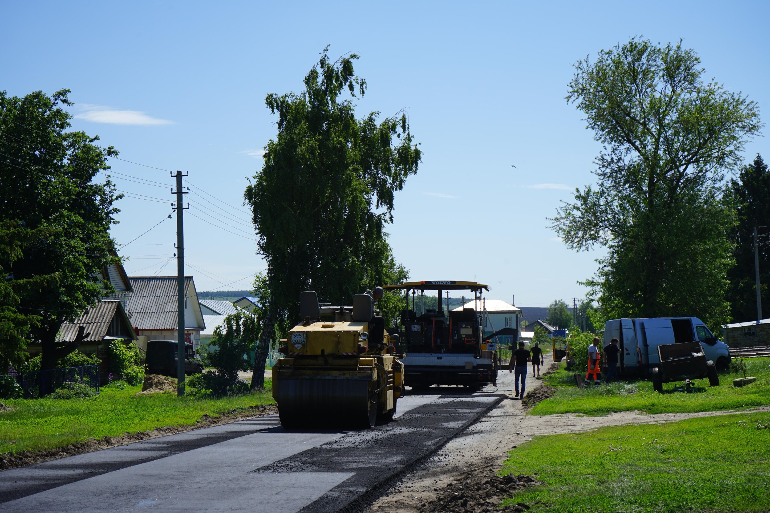 В саратовских селах отремонтируют улицы Победы