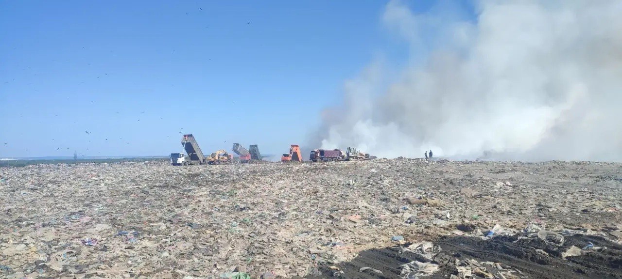 В Балакове локализовали очаг возгорания на мусорной свалке В Балакове локализовали очаг возгорания на мусорной свалке