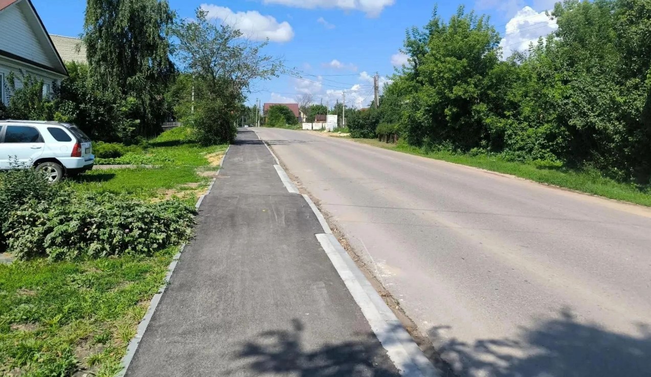 В 27 районах Саратовской области появились новые тротуары