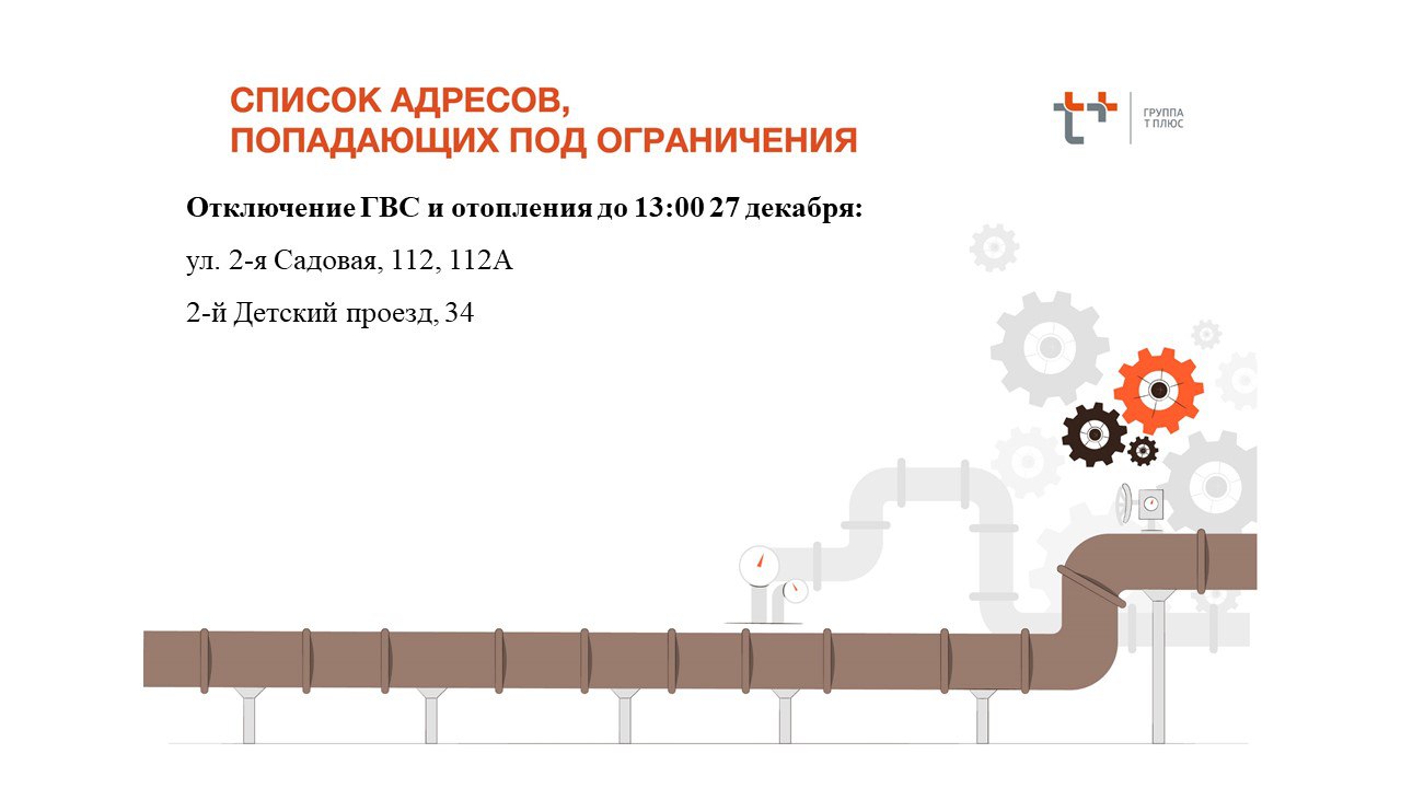 адреса отключения гвс 26 12