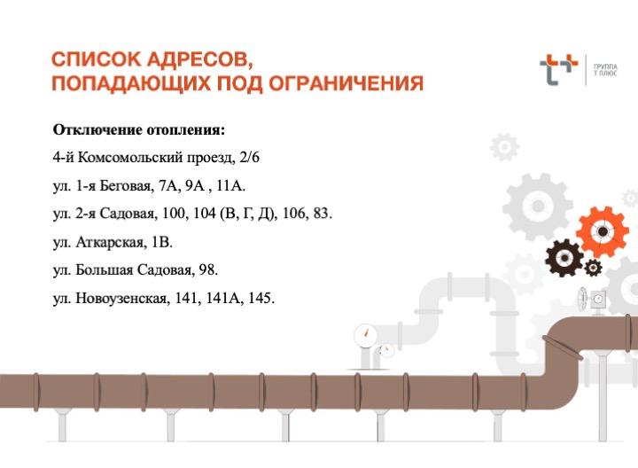 отключение отопления 04.01.2026