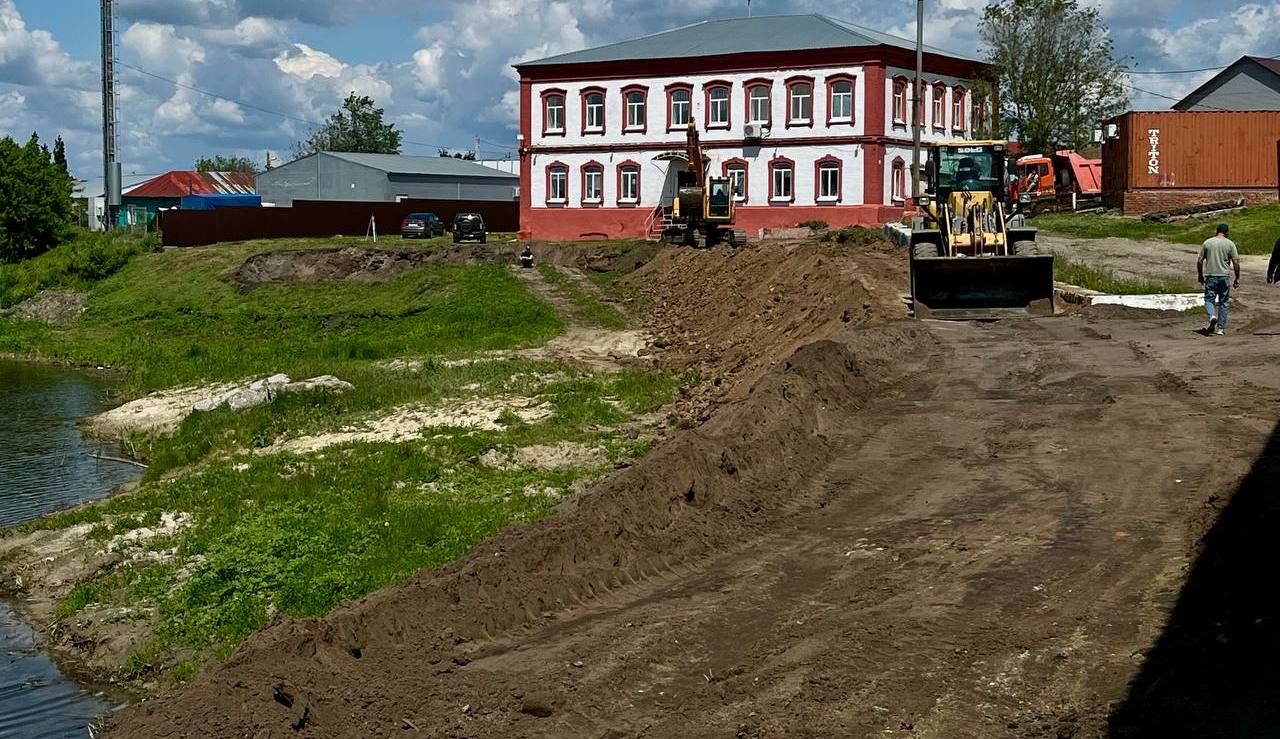 Берег Баланды в Калининске