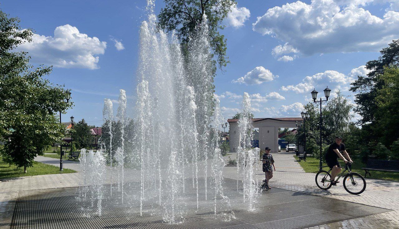 Фонтан в горпарке Петровска