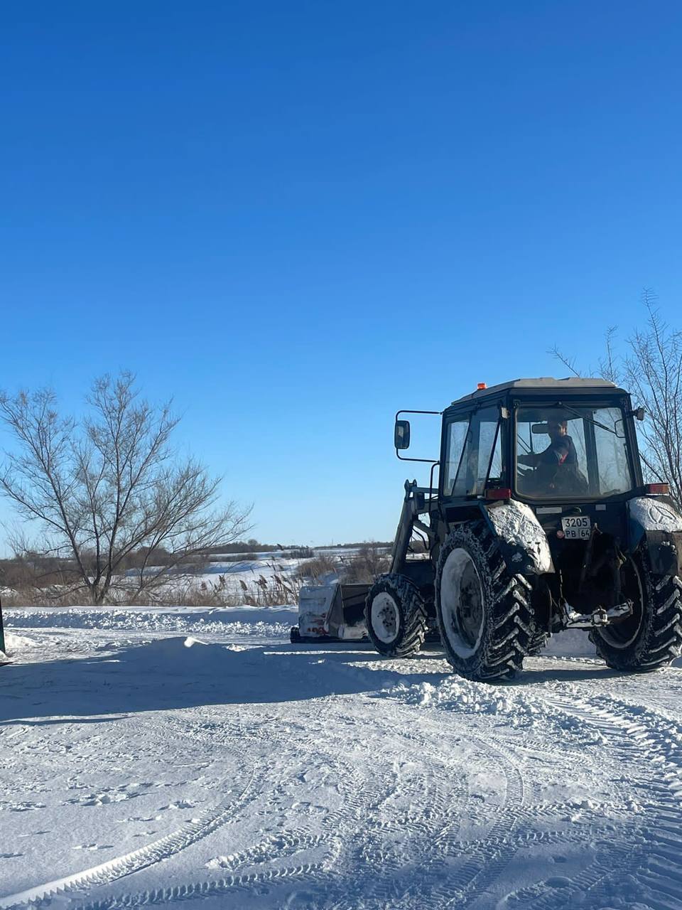 В снежной блокаде
