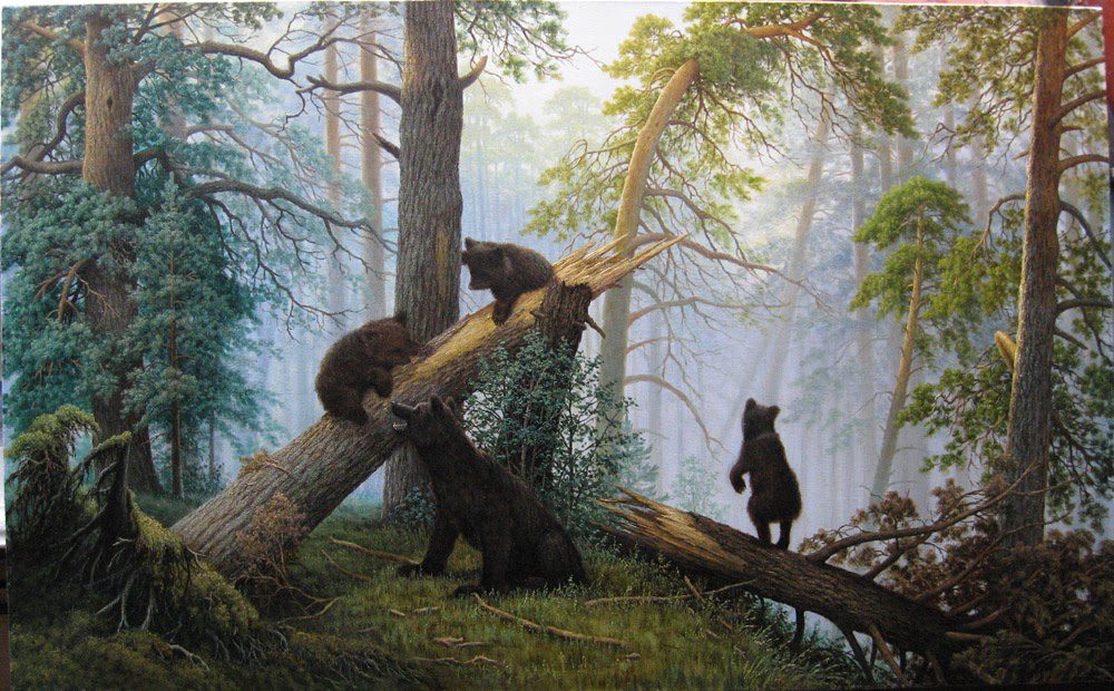 «Утро в сосновом лесу»