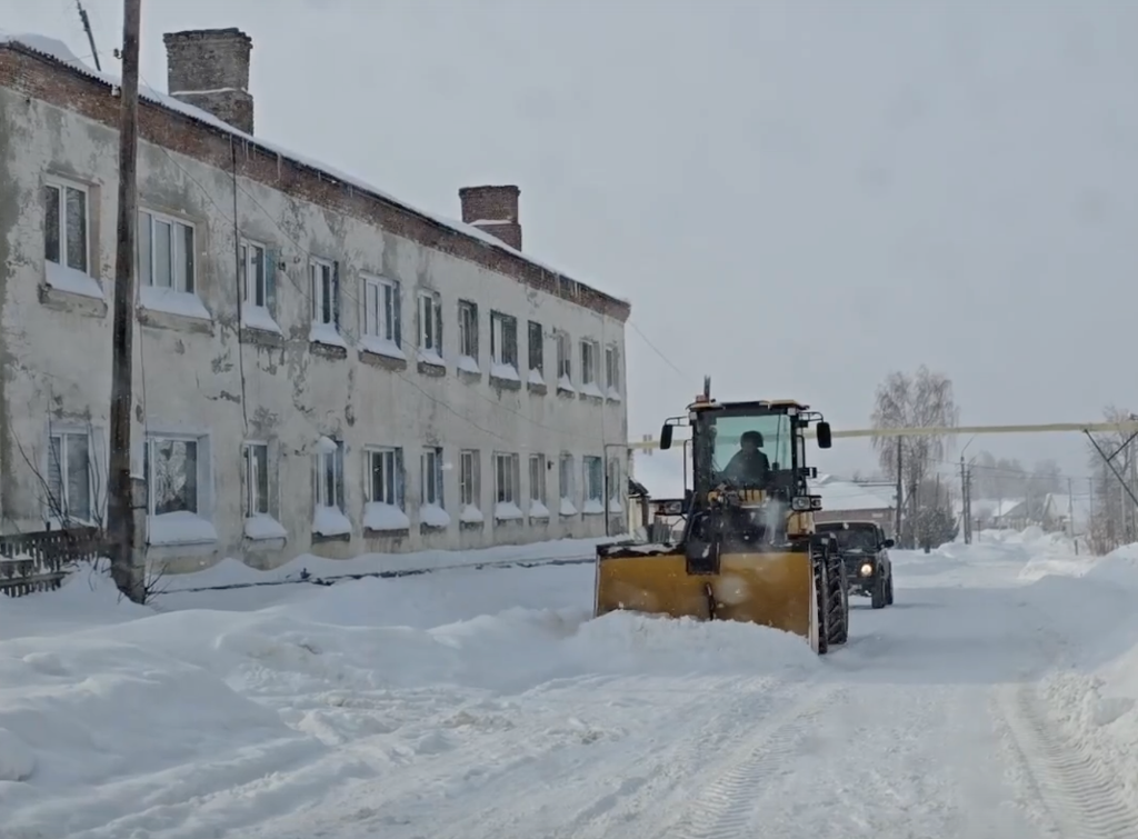Красноармейск после снегопада
