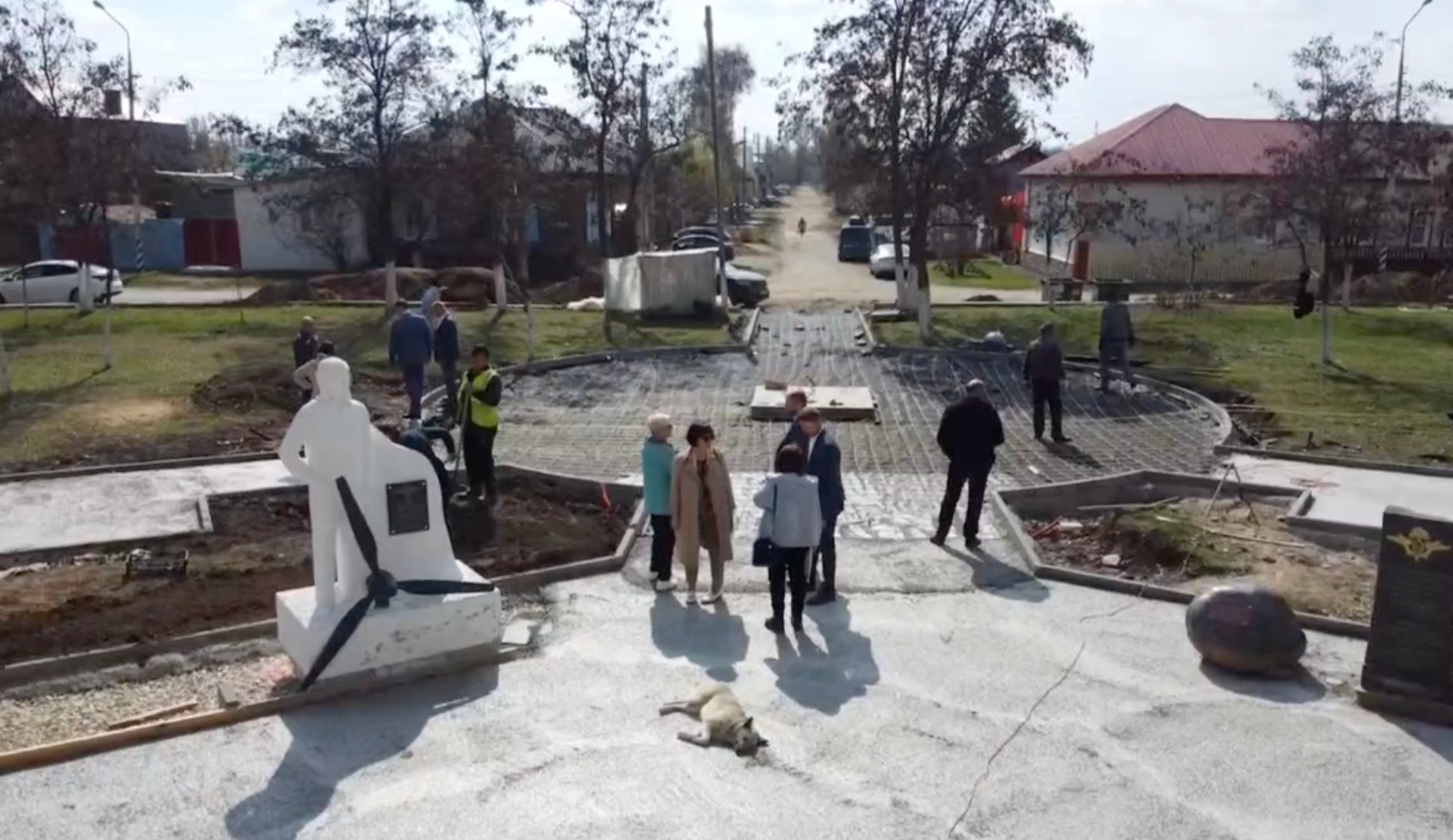 Реконструкция Парка Победы в Марксе 2