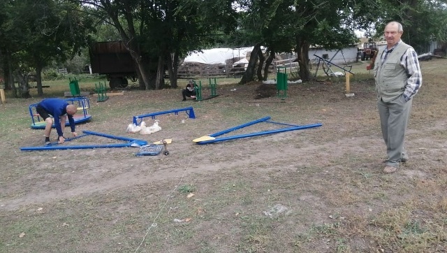 Детская площадка в честь Тыщенко