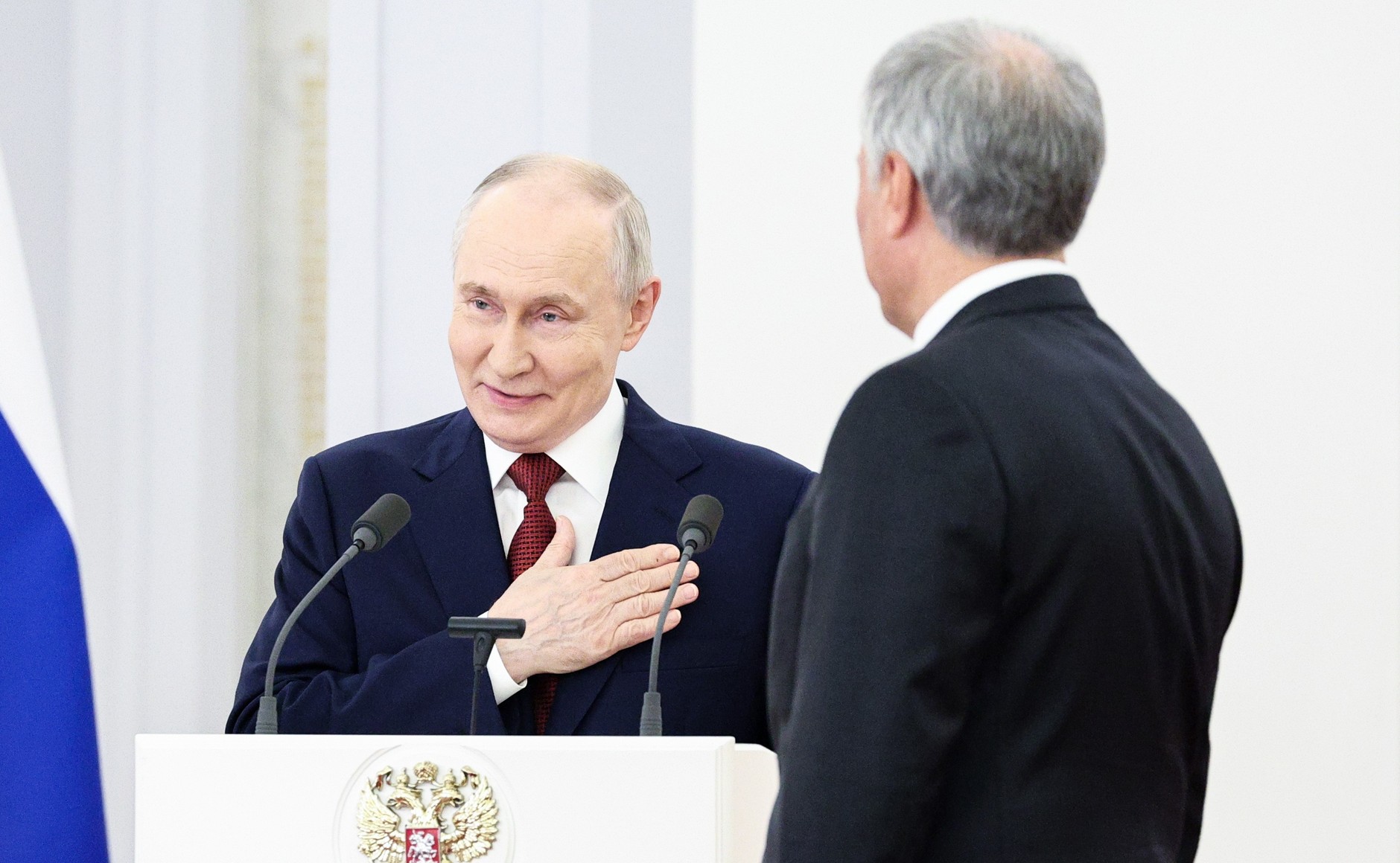 Награждение Вячеслава Володина президентом
