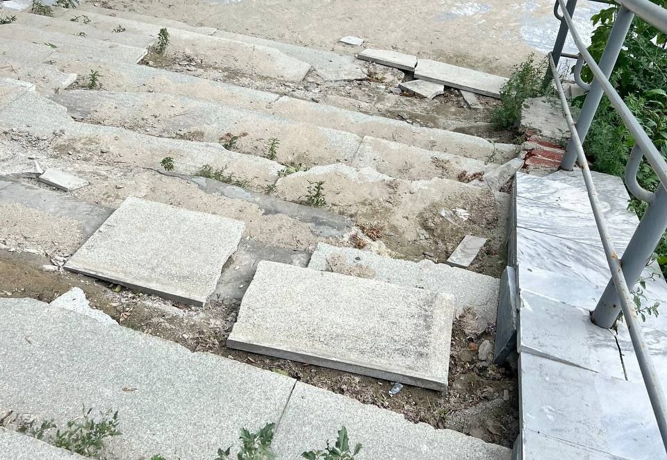 Лестница в Глебучев овраг