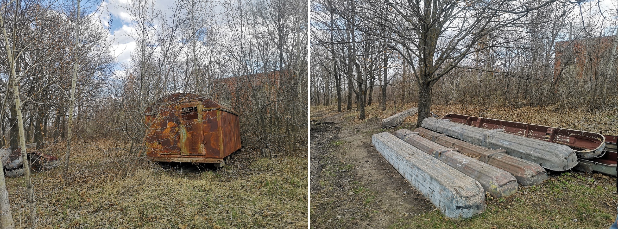 Парк Победы кладбище металлолома