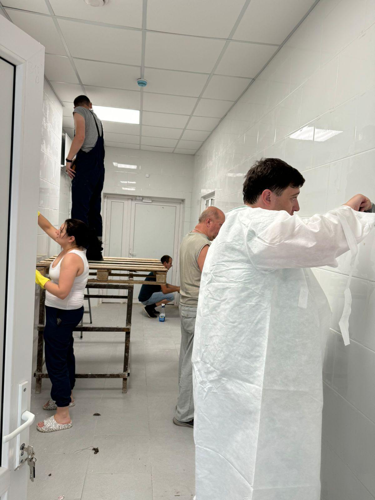 Уборка тубдиспансера 