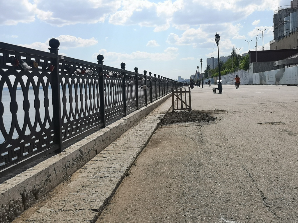 Выход со старой набережной