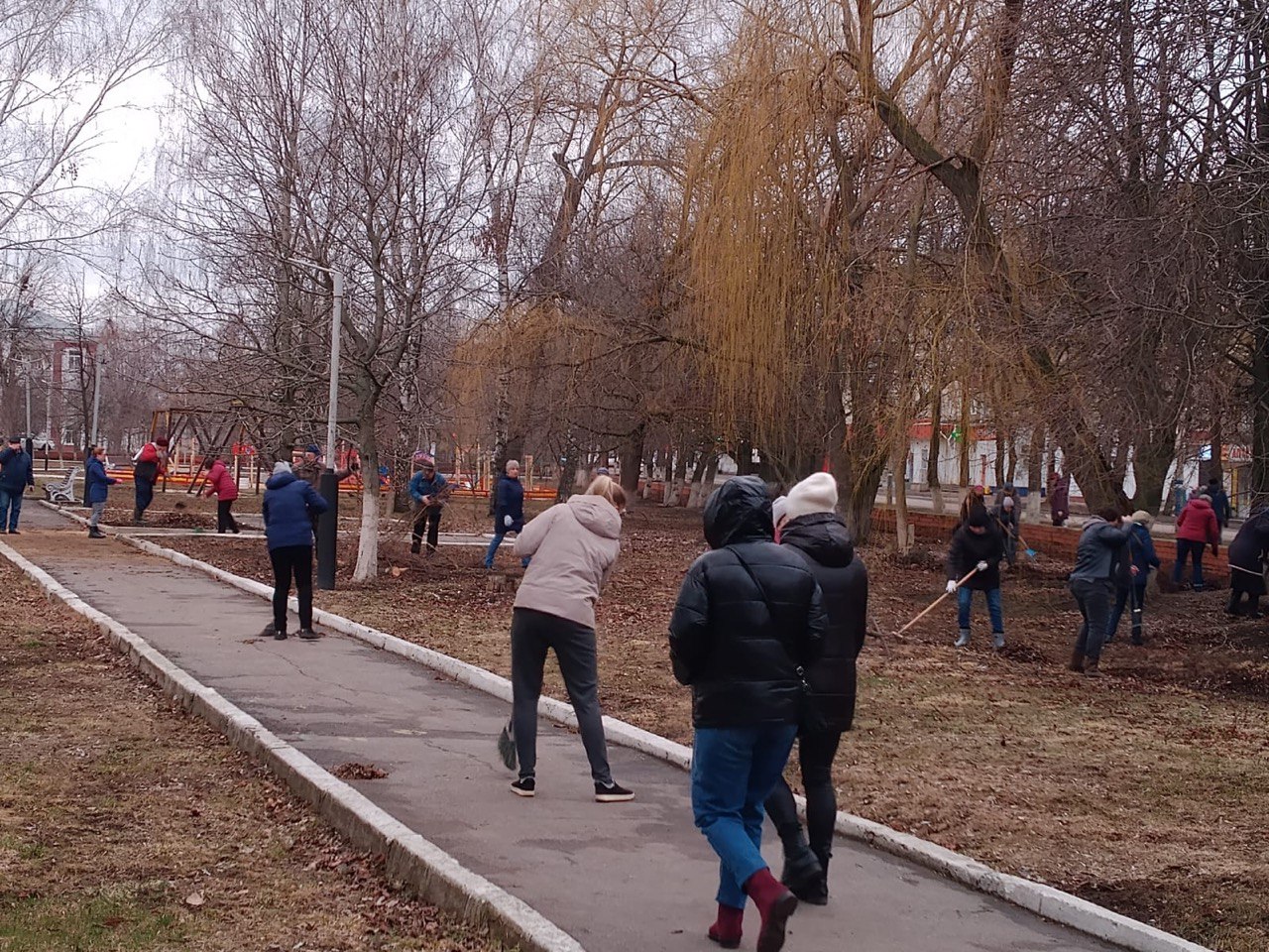 Субботник в Ртищеве