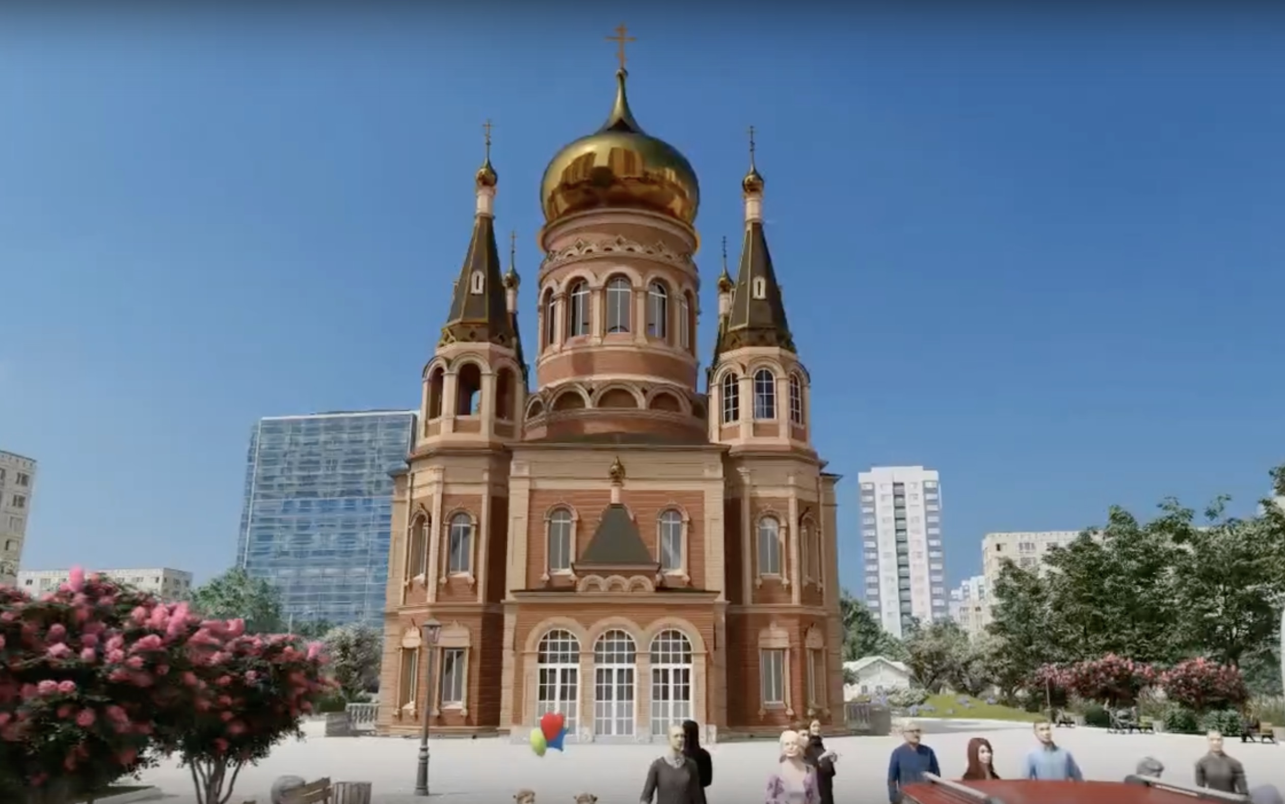 Будущий храм в Саратове