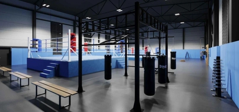 Будущий зал единоборств в Питерке