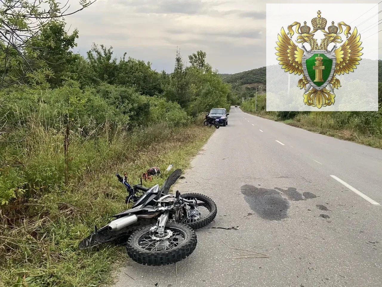В Вольске два подростка гонялись на мотоциклах и врезались друг в друга