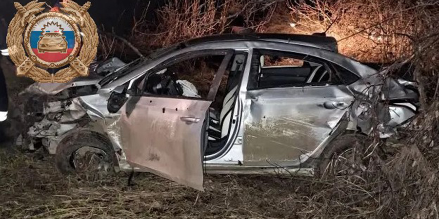 В День космонавтики иномарка вылетела с саратовской трассы в кювет: есть пострадавшие