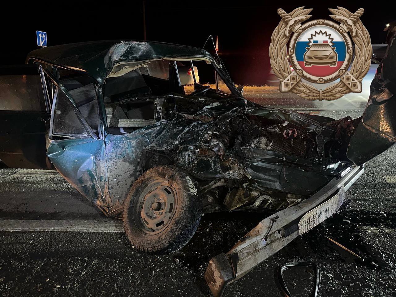 Под Саратовом при столкновении трех машин погиб водитель «шестерки»