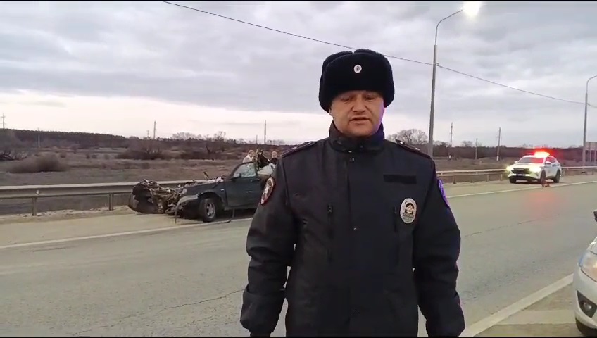 Авария в Вольском районе 23 03 2025