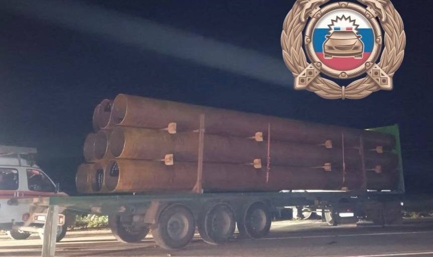 Грузовик МАЗ под Балашовом 