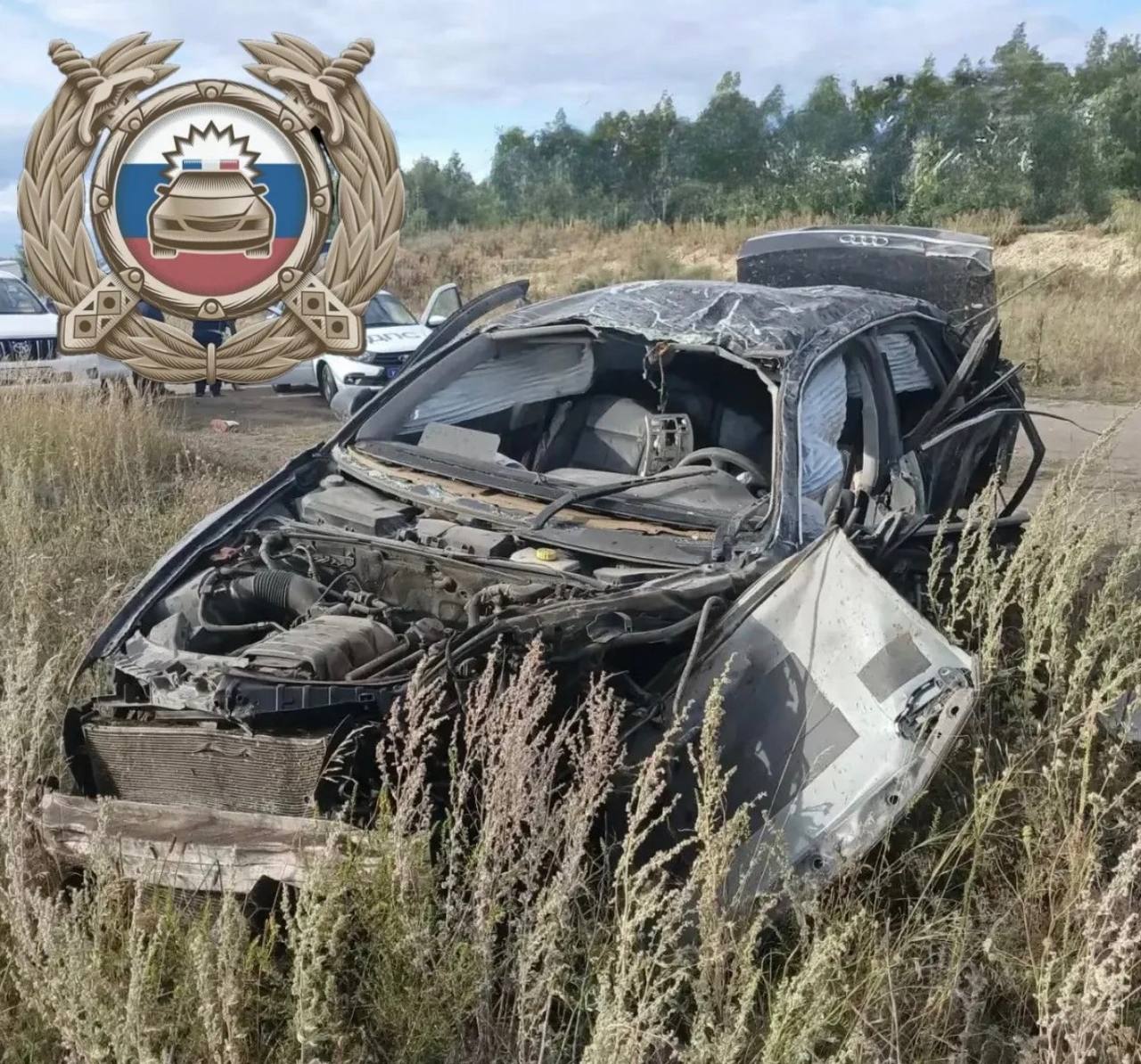 В Саратовской области разбился насмерть водитель на Audi В Саратовской области разбился насмерть водитель на Audi