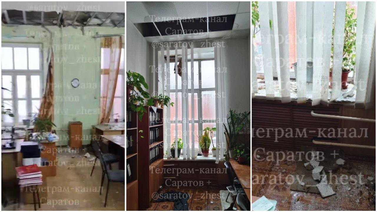 Потолок обвалился в здании Вавиловского университета