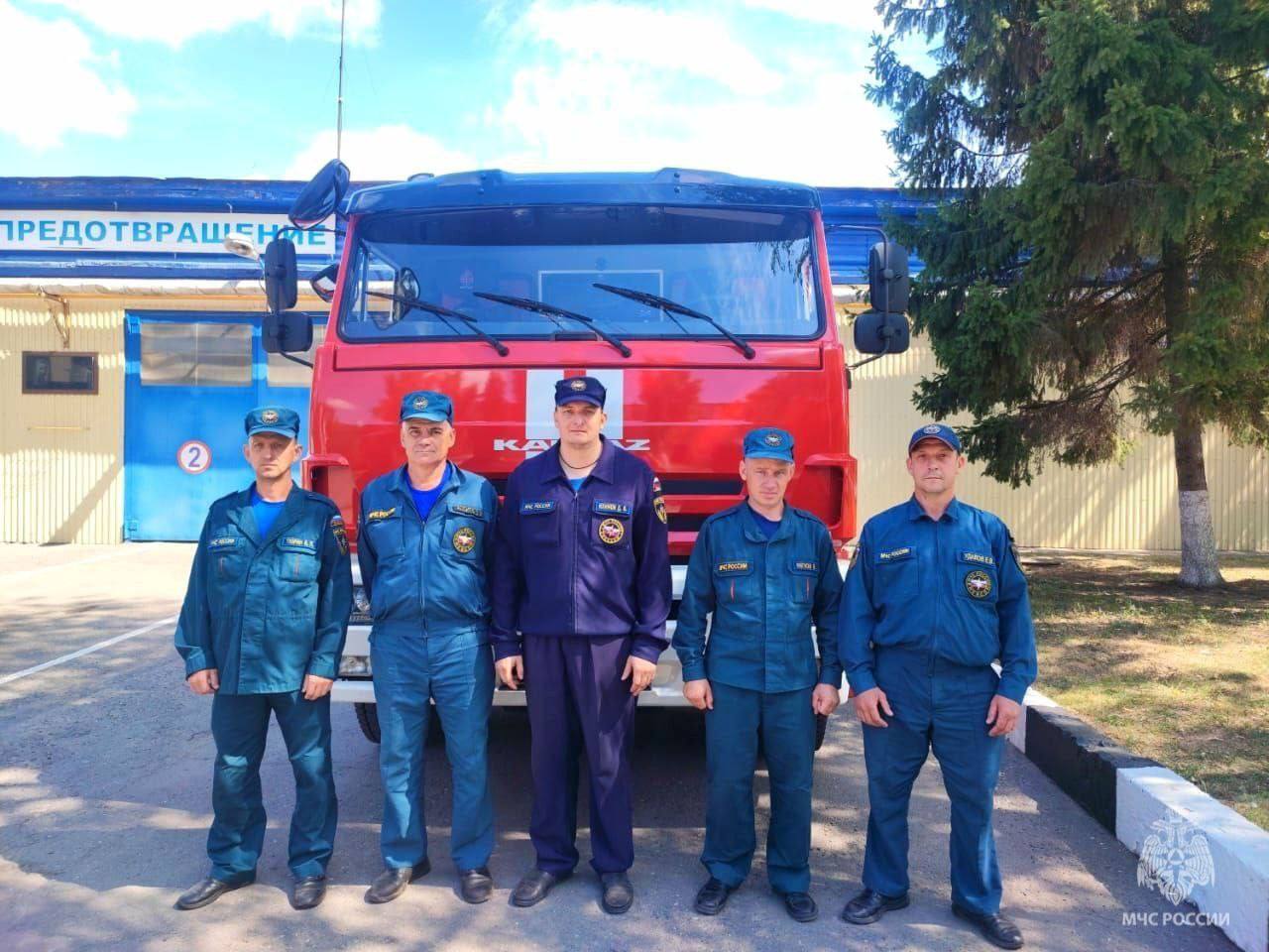 Пожарные спасли мужчину