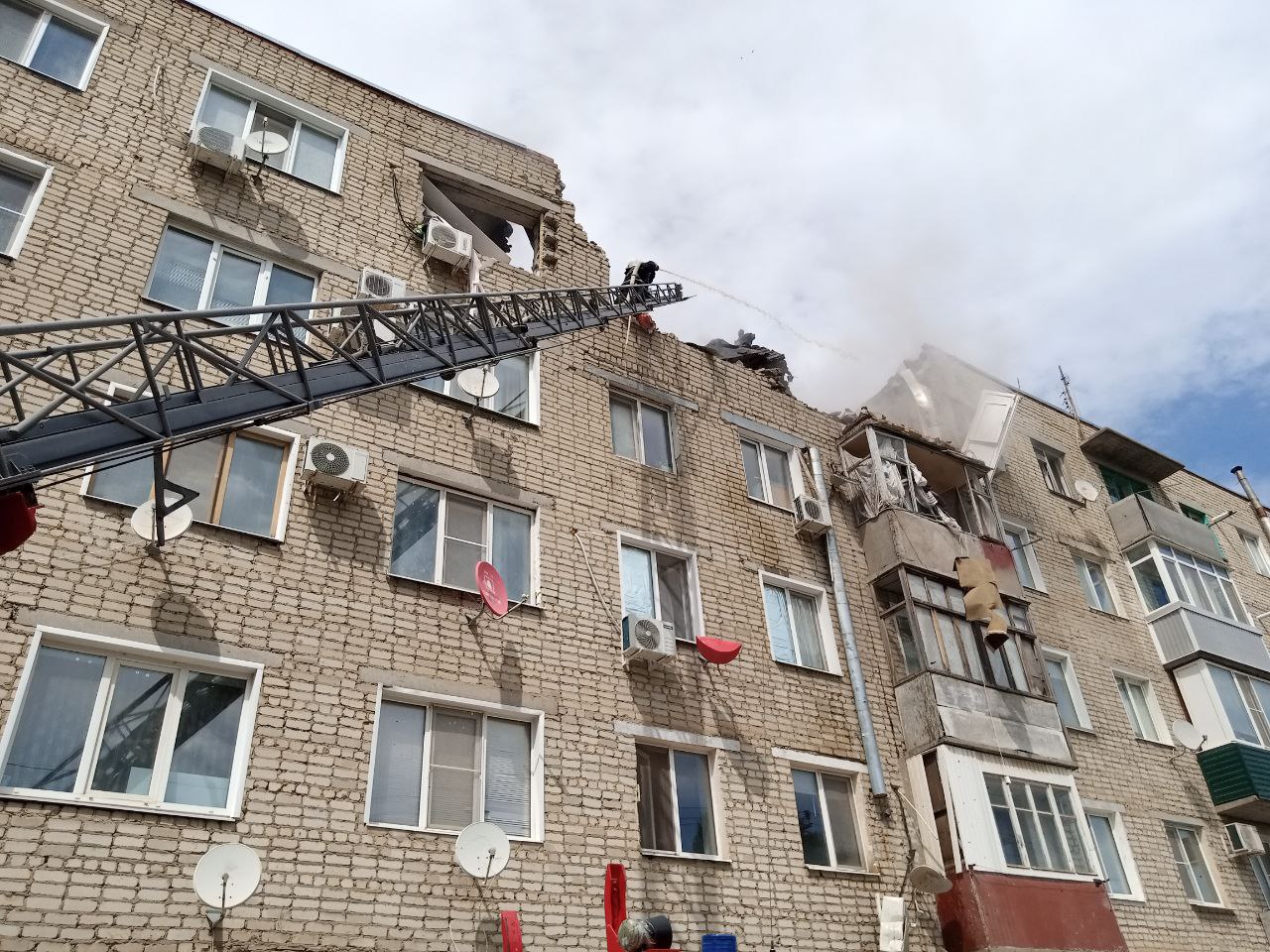 В Ершове прогремел взрыв в пятиэтажном доме