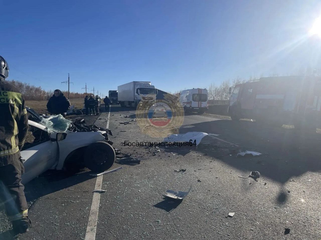 Два человека погибли в ДТП с фурой на окраине Саратова Два человека погибли в ДТП с фурой на окраине Саратова